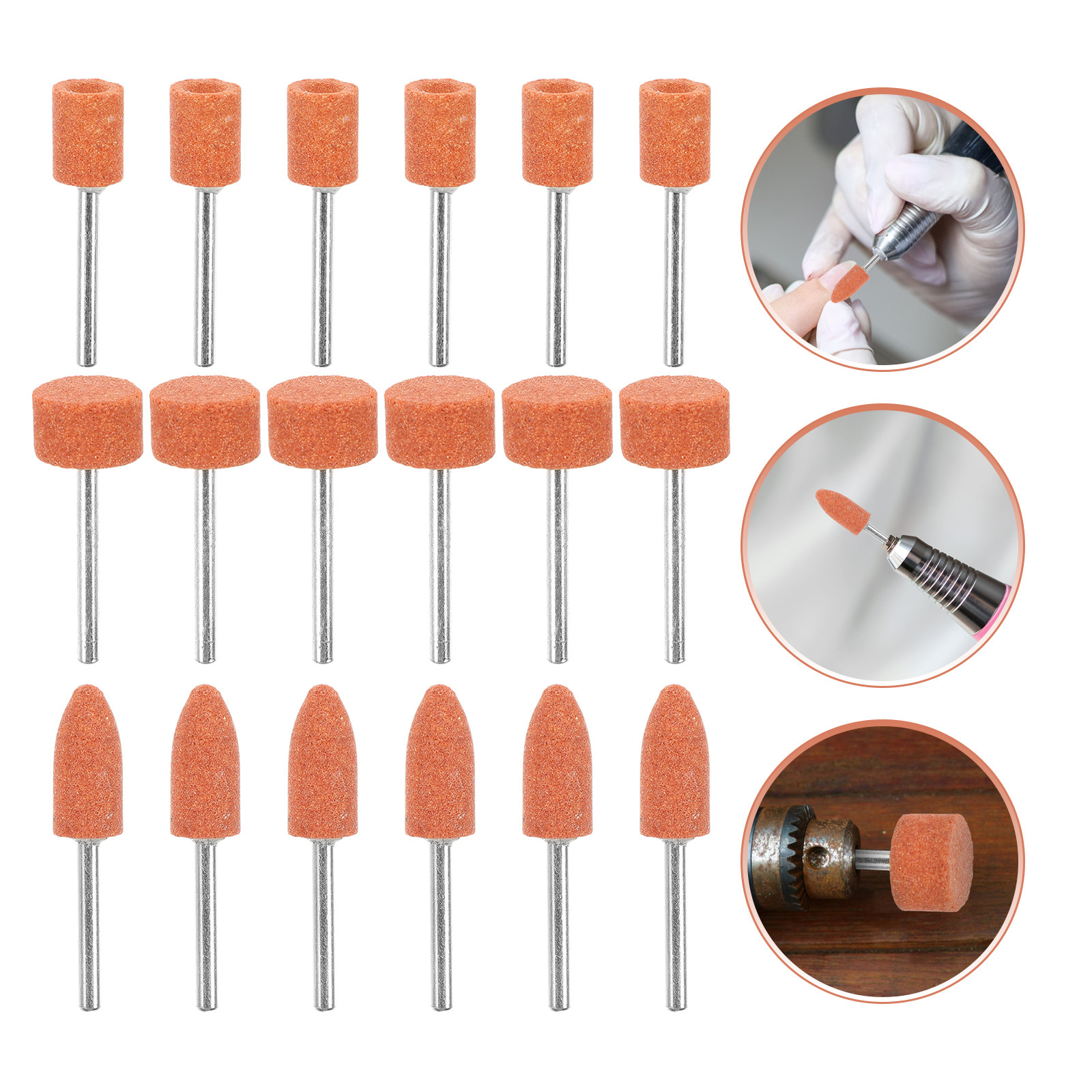 Drill Bit Set - 42Pcs Mounted Abrasive Grinding Stone Set