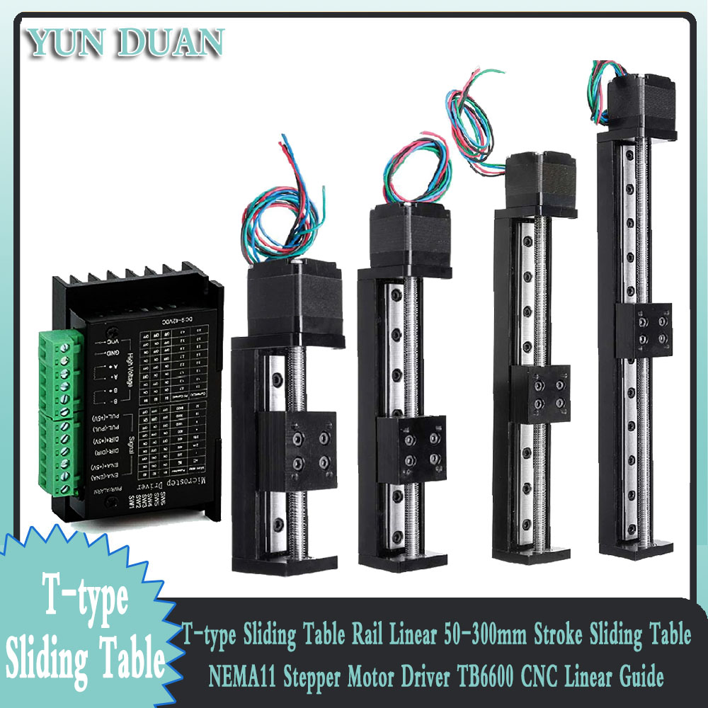 Linear Rod 8Mm - T-type Sliding Table Rail Linear 50-300mm