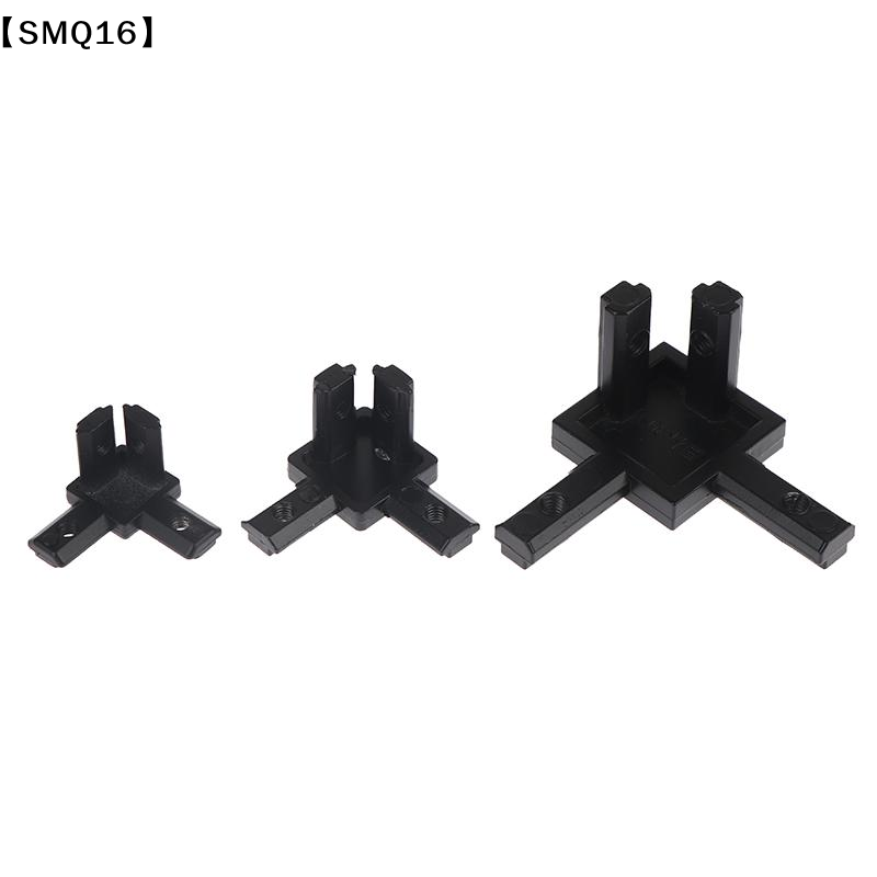 Aluminium Profile 2020 - 4Pcs Black 3 Way End Angle