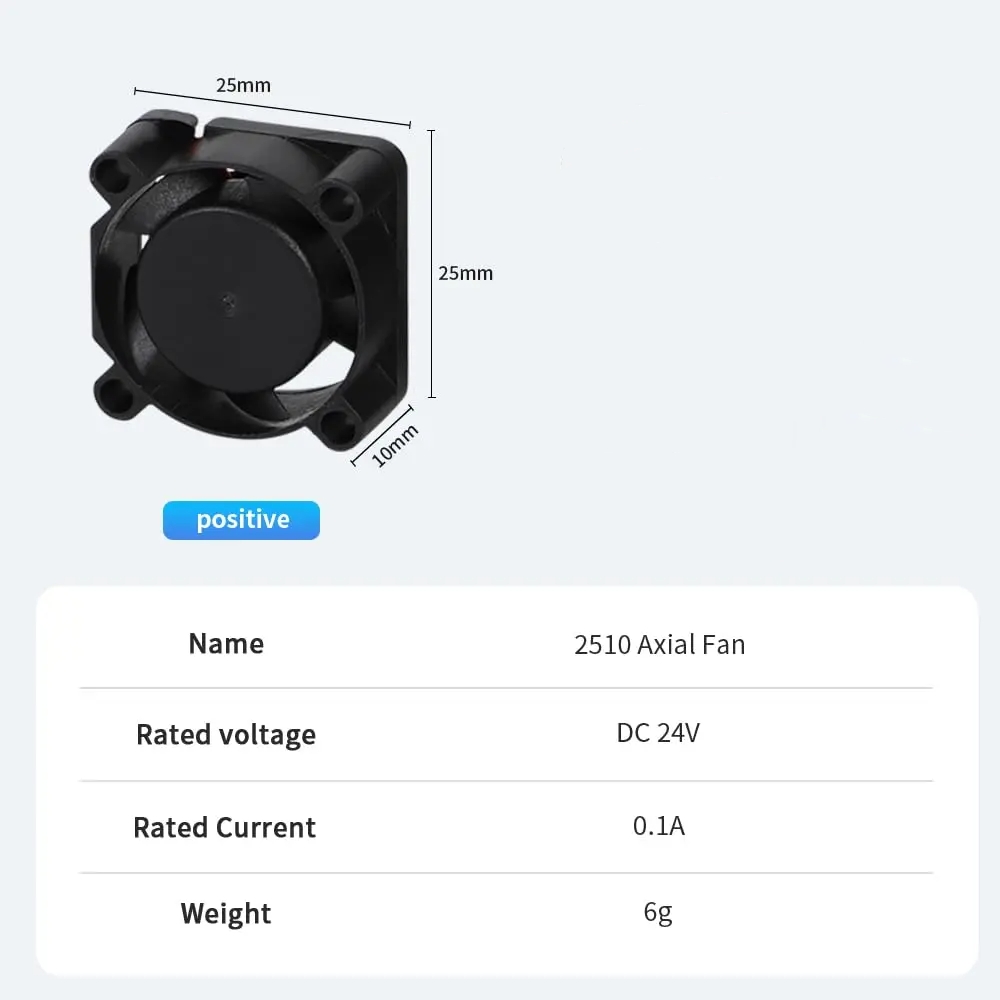 2510 Axial Fan For Creality CR - Aluminium Profile 2020 评论和价格