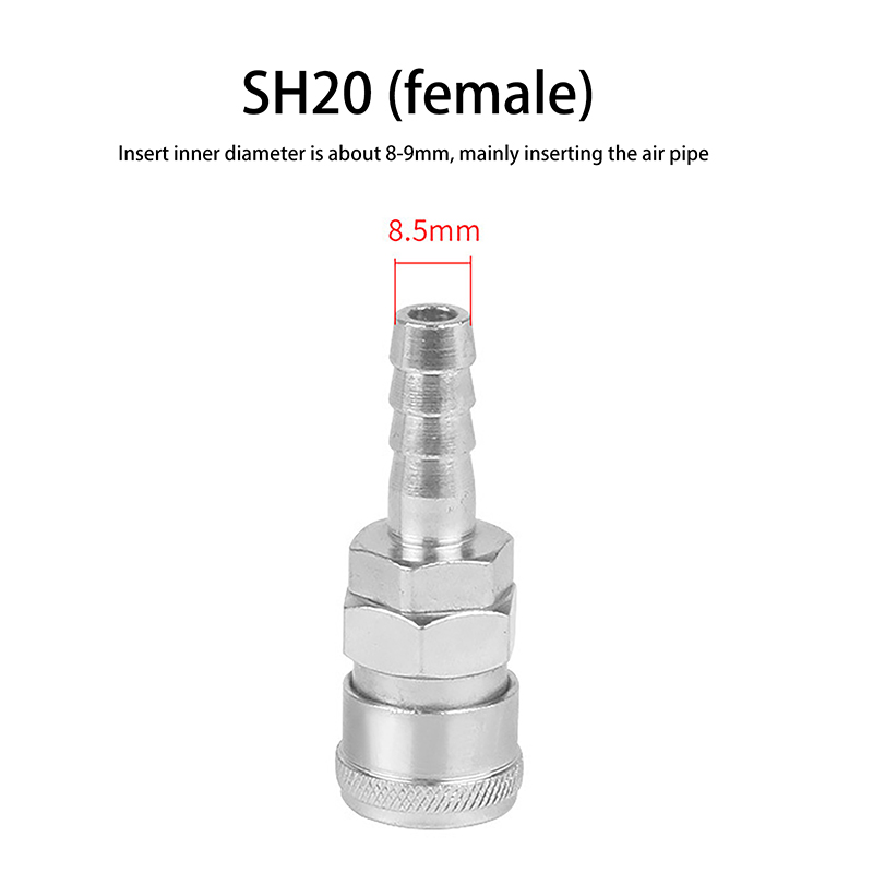 2pcs Pneumatic Fitting Europea - Coupling 8Mm 评论和价格