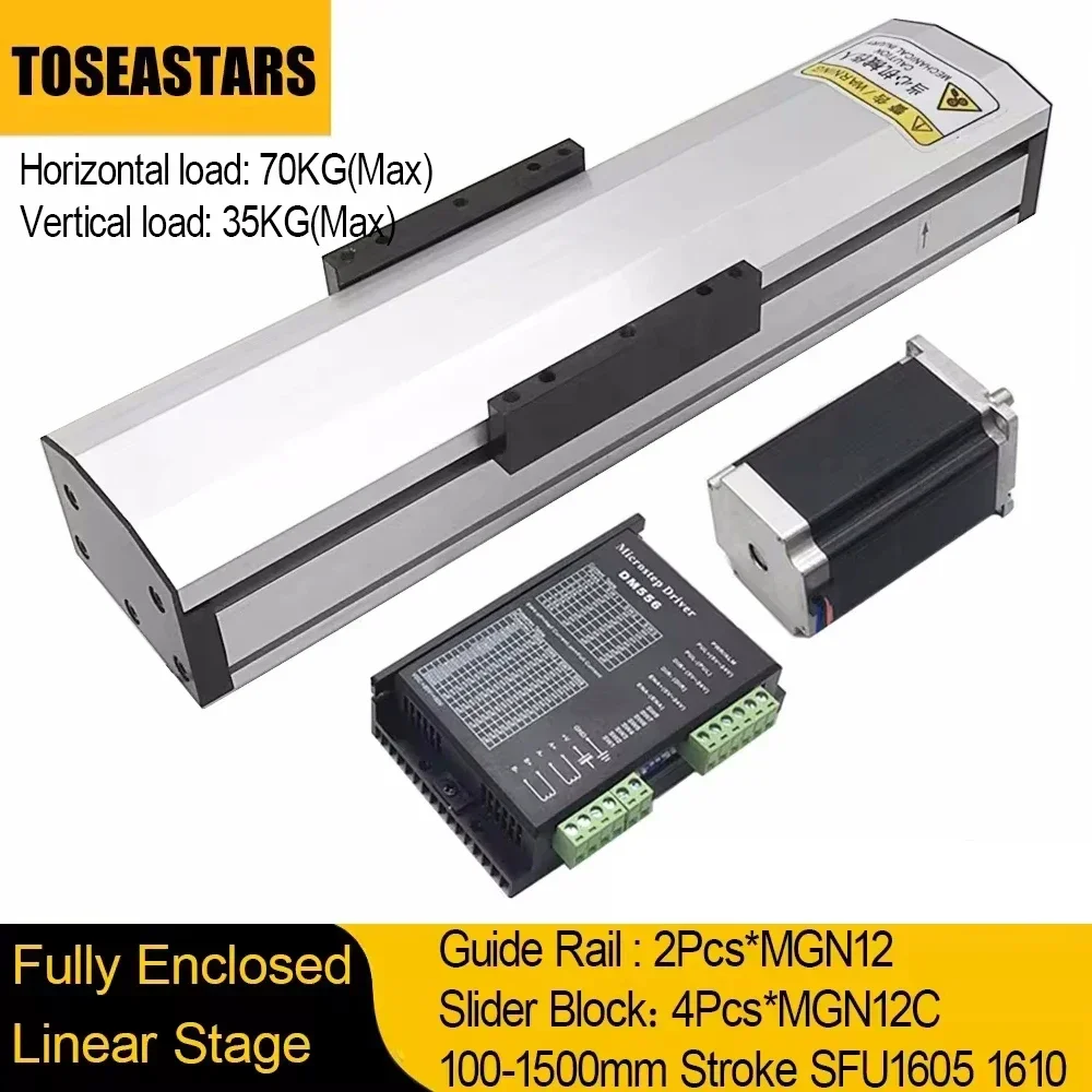 Fully Enclosed Linear Rail Gui - Nema23 Stepper 评论和价格