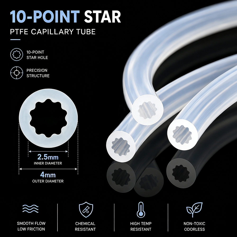 Star Shaped PTFE Tube Multicol - Aluminium Profile 2020 评论和价格