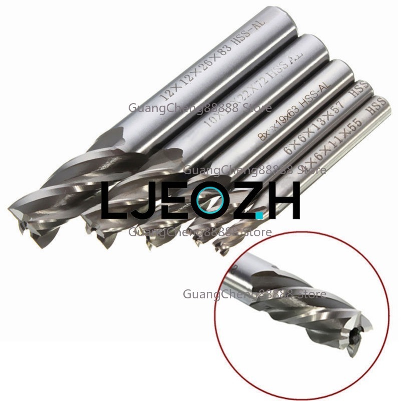 4-Blade Southwest White Steel  - End Mill Set 评论和价格