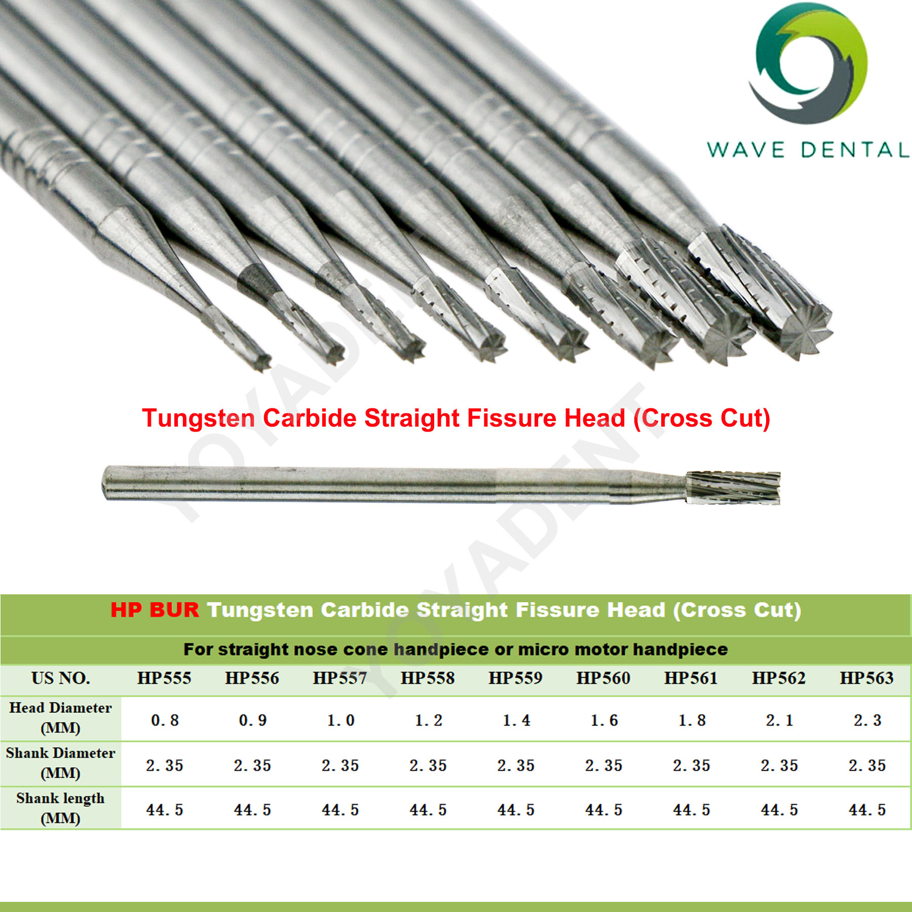 WAVE Dental Burs Tungsten Carb - Carbide End Mill 评论和价格