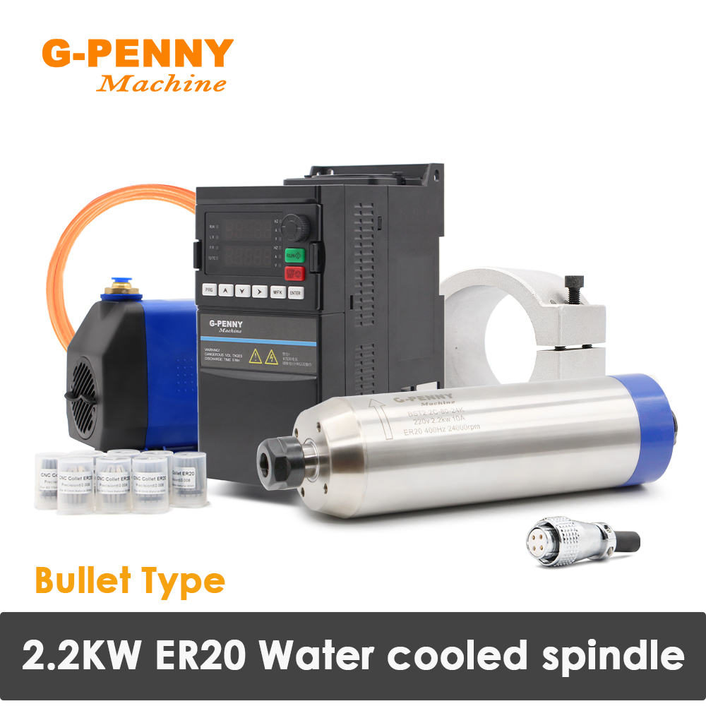 G-PENNY 2.2KW ER20 Water Coole - Water Cooled Spindle 评论和价格