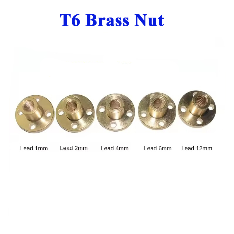 1pcs T6 lead Screw Round Flang - Lead Screw 8Mm 评论和价格