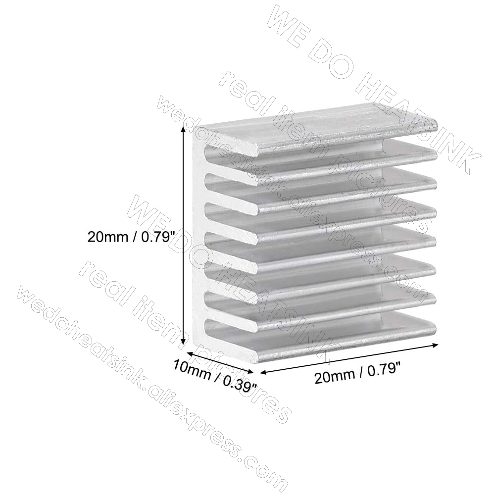 20x20x10mm Silver Square Therm - Aluminium Extrusion 评论和价格