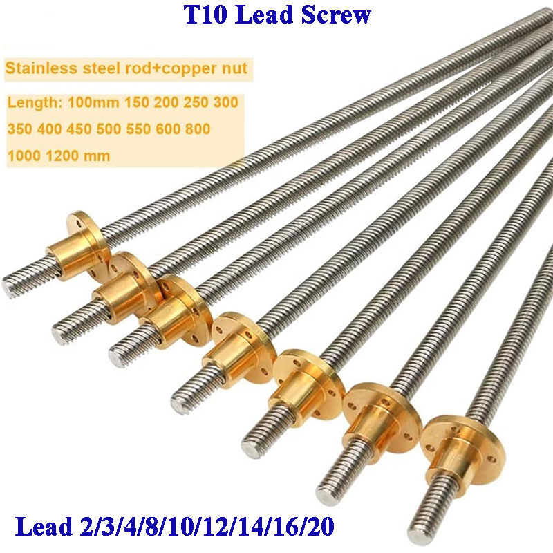 T10 Lead Screw 304 Stainless S - Lead Screw 8Mm 评论和价格