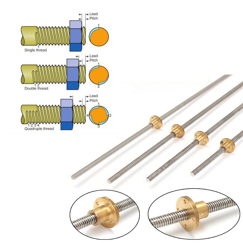 T10 Lead Screw 304 Stainless S - Lead Screw 8Mm 评论和价格
