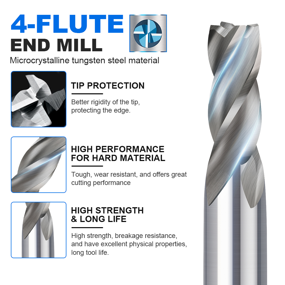 CMCP 1.5-13mm 4 Flute HSS End  - End Mill Set 评论和价格