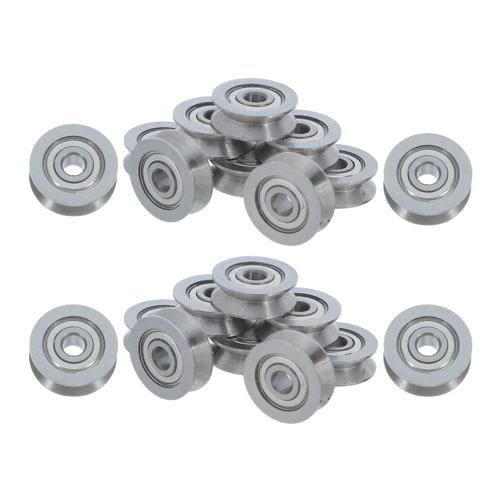 20Pcs V-Groove Bearing Pulley  - Linear Rail 评论和价格
