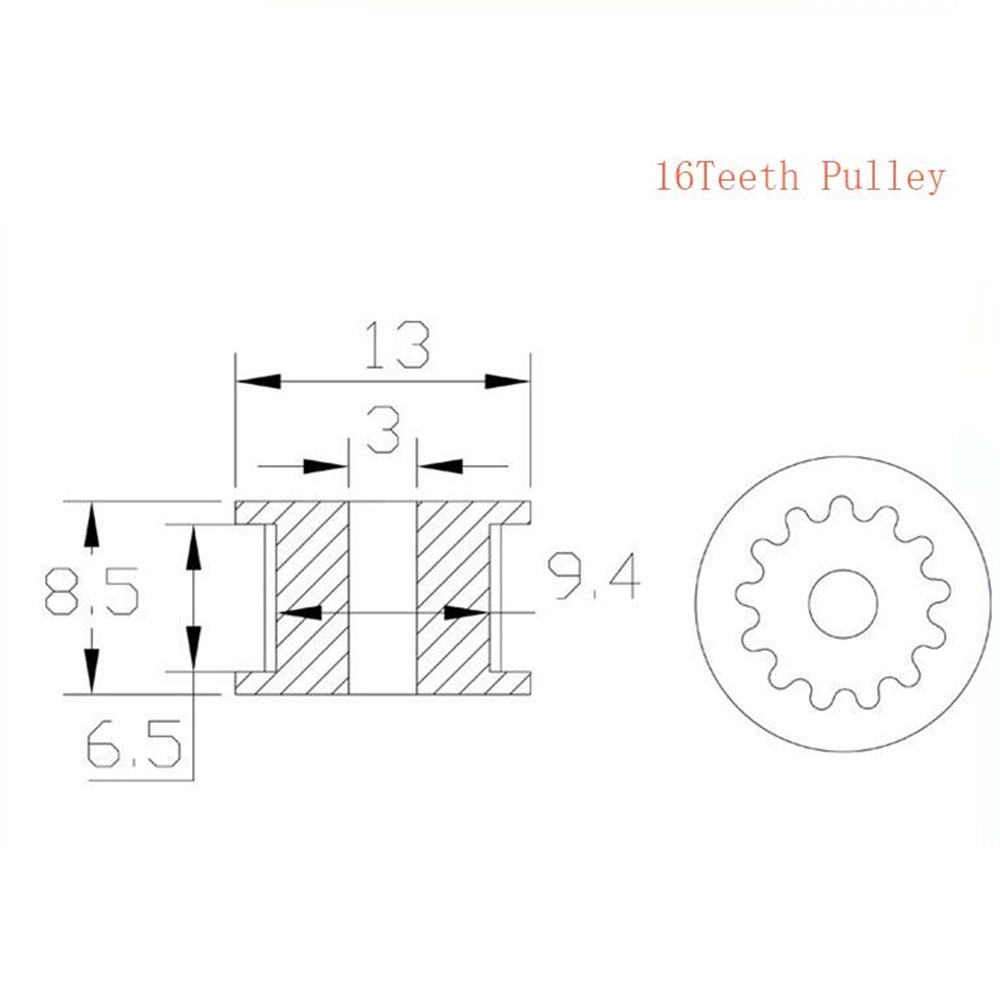 GT2 Idler Timing Pulley 16/20  - Gt2 Pulley 评论和价格