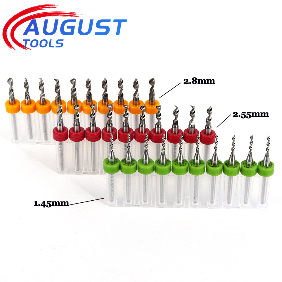 3.175mm Shank 10Pcs PCB Drill  - End Mill Set 评论和价格