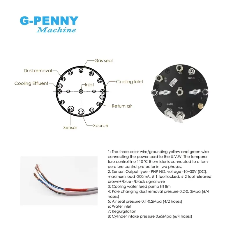G-Penny BT30 5.5KW/7.5KW 380v  - Spindle Motor 评论和价格