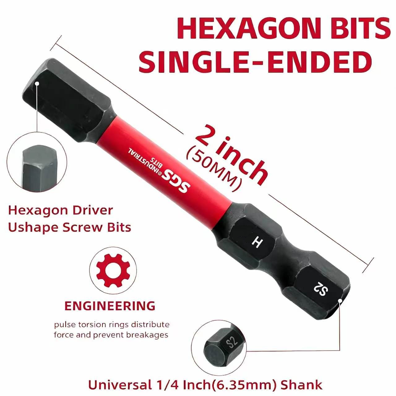 6-Piece Set of H4 H5 Magnetic  - Drill Bit Set 评论和价格